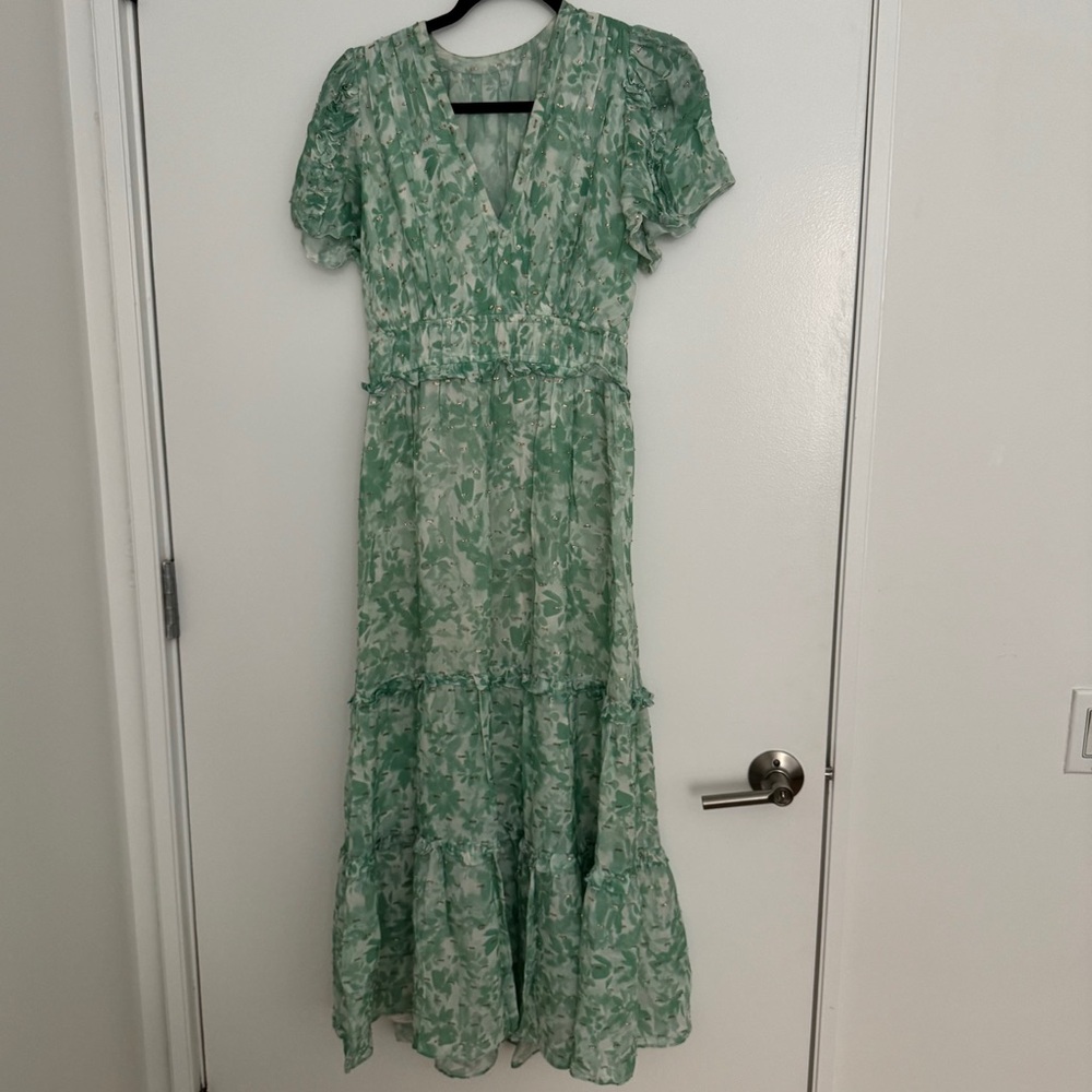 Shoshanna Floral Tiered Maxi Dress